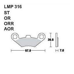 LMP 316 tárcsafékbetét