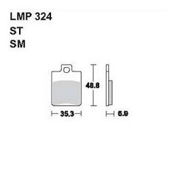 LMP 324 tárcsafékbetét