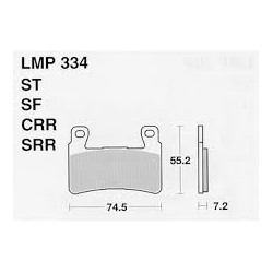 LMP 334 tárcsafékbetét