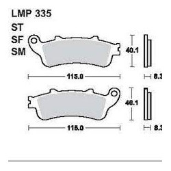 LMP 335 tárcsafékbetét