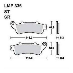 LMP 336 tárcsafékbetét