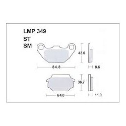 LMP 349 tárcsafékbetét