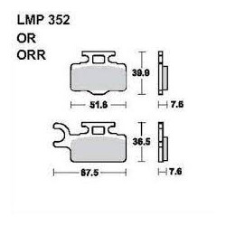 LMP 352 tárcsafékbetét