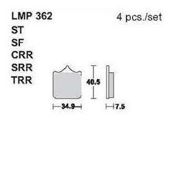 LMP 362 tárcsafékbetét