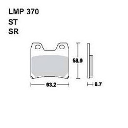 LMP 370 tárcsafékbetét