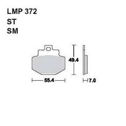 LMP 372 tárcsafékbetét