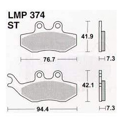 LMP 374 tárcsafékbetét