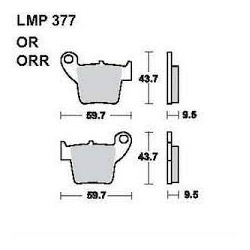 LMP 377 tárcsafékbetét