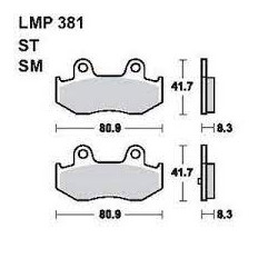 LMP 381 tárcsafékbetét