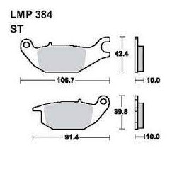 LMP 384 tárcsafékbetét