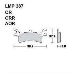 LMP 387 tárcsafékbetét