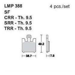 LMP 388 tárcsafékbetét