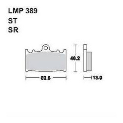 LMP 389 tárcsafékbetét