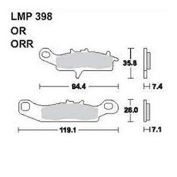 LMP 398 tárcsafékbetét