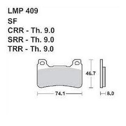 LMP 409 tárcsafékbetét