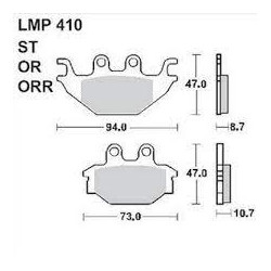 LMP 410 tárcsafékbetét