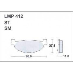 LMP 412 tárcsafékbetét