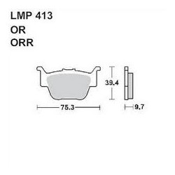 LMP 413 tárcsafékbetét