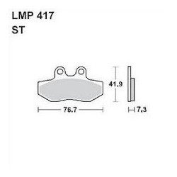 LMP 417 tárcsafékbetét