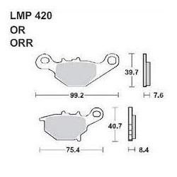 LMP 420 tárcsafékbetét