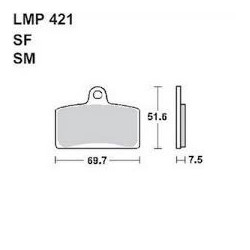 LMP 421 tárcsafékbetét