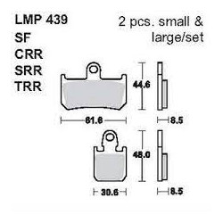 LMP 439 tárcsafékbetét