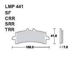 LMP 441 tárcsafékbetét