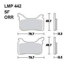 LMP 442 tárcsafékbetét