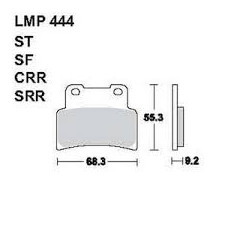 LMP 444 tárcsafékbetét