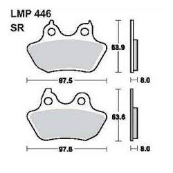 LMP 446 tárcsafékbetét