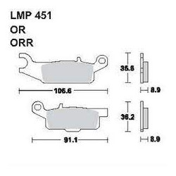 LMP 451 tárcsafékbetét