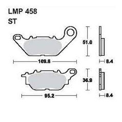 LMP 458 tárcsafékbetét