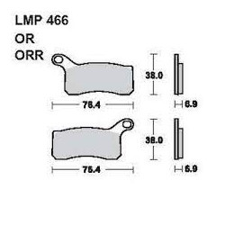 LMP 466 tárcsafékbetét